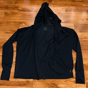 Nike hooded black yoga cardigan size xs